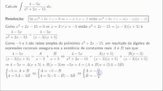 Primitiva de f racional 45xdivx22x15 [upl. by Arakihc]