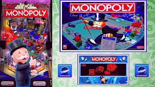 4K Monopoly Stern 2001 Vpx Visual Pinball Gameplay 3 Screen Setup [upl. by Skipton]