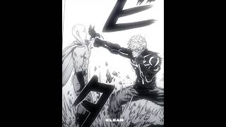 Genos vs saitama  manga  opm onepunchman [upl. by Aissatan]