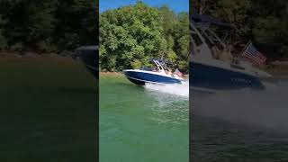 Sailing away shorts cobalt r6 lake lakelife lakenorris tn tennessee cobaltboats [upl. by Amzaj]