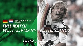 West Germany v Netherlands  1990 FIFA World Cup  Full Match [upl. by Alitta]