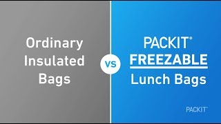 PackIt Back To School  Insulated vs Freezable Lunch Bags [upl. by Ashatan99]