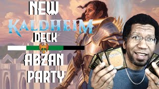 Kaldheim Standard Deck ABZAN PARTY Aggro  Magic Arena  MTG Arena  MTGA  MTG [upl. by Aihseket]