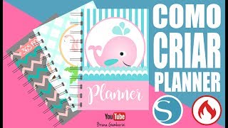 FAÇA O SEU PRÓPRIO PLANNER NO PROGRAMA STUDIO  Papelaria Personalizada  Bruna Gambarini [upl. by Elly]