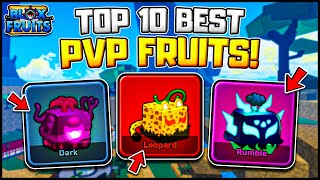 Top 10 BEST Fruits For PVP  Update 20 [upl. by Elyk]