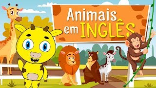 Animais em inglês  nome dos animais em inglês  animais do zoológico [upl. by Ursuline]