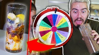 HERŞEYİ KARIŞTIRIP İÇTİK Çarkıfelek Smoothie Challenge [upl. by Ruttger]