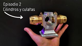 Construcción de CILINDROS Y CULATAS MOTOR 4 TIEMPOS  Episodio 2 [upl. by Adda]