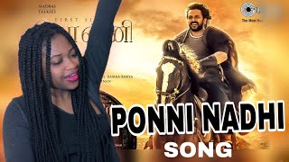 Reacting To Ponni Nadhi Song PS1 Tamil Mani Ratnan AR Rahman Pinniyin Selvan Part1 [upl. by Lorrac826]