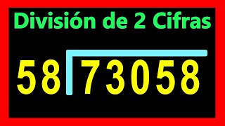 ✅👉Divisiones de 2 cifras afuera y 5 adentro ✅Dividir por 2 cifras [upl. by Lowney]