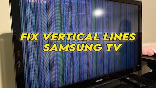 How to Fix Samsung TV Vertical Lines On the Screen  Many Solutions [upl. by Angelita297]