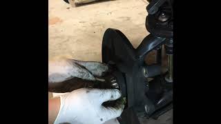 1997 Nissan pickup front wheel bearing Part 1 [upl. by Okiek]