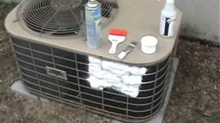 Cleaning Air Conditioner Coils [upl. by Nomolos]