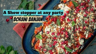 A showstopper for any party  Borani Banjan  Layered Aubergine Dish [upl. by Walliw592]