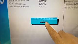 How to enable virtualization on HP laptop [upl. by Nugent]