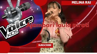 The voice of kids Ajambari laula pirati by melina raimelinarai thevoicekids [upl. by Laehcor]