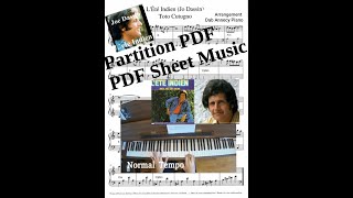 quotLété Indienquot  Cover Piano Tutorial  Partition PDFPiano Score PDF Sheet Music [upl. by Harsho534]