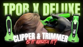 TPOB X DELUXE CLIPPER amp TRIMMER  SLIME EDITION [upl. by Priestley]