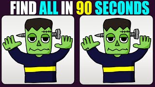 Halloween Expert SPOTS 3 Differences in 90 Seconds [upl. by Didier445]