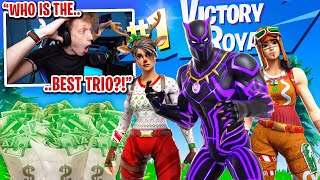 I got ONLY TRIOS to scrim for 100 in Fortnite sweatiest trios ever [upl. by Alejandrina252]