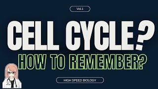 Mnemonics of Cell Cycle Phases  Quick and Easy【Biology】 [upl. by Selia]