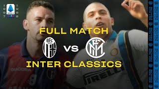 INTER CLASSICS  FULL MATCH  BOLOGNA vs INTER  BAGGIO vs RONALDO  199798 SERIE A ⚫🔵🇮🇹 [upl. by Guibert]