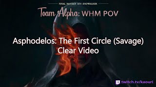 FFXIV P1S WHM POV Clear Video  Asphodelos The First Circle Savage [upl. by Anyat945]