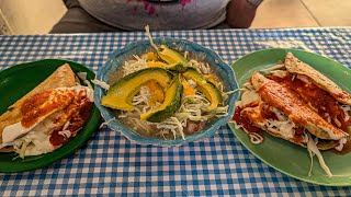 POZOLE SOPES amp CEMITAS En el mercado SANTO NIÑO deliciosa GASTRONOMIA MICHOACANA [upl. by Aliam]