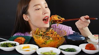 집콕해서 냉장고 털어먹는 비빔밥 ASMRKorean food Bibimbap ASMR [upl. by Leopold]