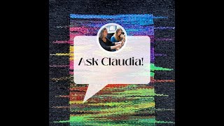 Ask Claudia How Do You HandPaint Silk [upl. by Ydwor916]