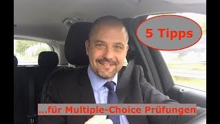 5 Tipps für MultipleChoice Prüfungen von einem Prüfer [upl. by Atiuqcaj]