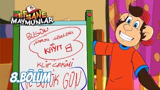 Efsane Maymunlar Çizgi Filmi  Kaykaylı Klip  8 Bölüm [upl. by Mary]