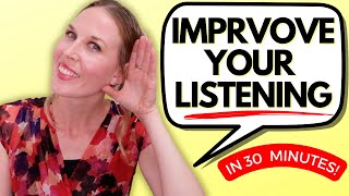 Improve Your English Listening Skills IN 30 MINUTES [upl. by Friedlander]