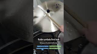 Koide Cymbals first look  Sound amazing BrilliantAbsolute series koide koidecymbals drumkit [upl. by Carlotta]