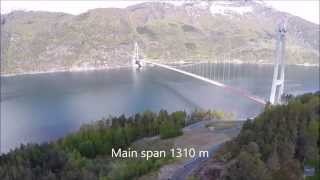 The Hardanger bridge in Norway [upl. by Aryad]