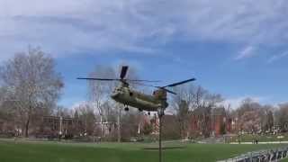 Chinook Landing at Millersville University 2015 [upl. by Ardeen]