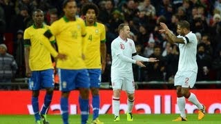 England vs Brazil 21 Official Goals and Highlights Wembley 060213  FATV [upl. by Deutsch571]