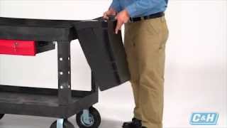 Rubbermaid HeavyDuty TrayShelf Carts [upl. by Pearse]