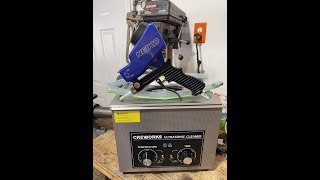 How a Ultrasonic cleaner and a Soda blaster cleaned a set of 1982 C3 Corvette Throttle bodys [upl. by Enidlareg]