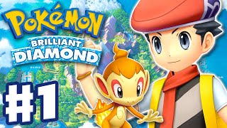 Pokemon Brilliant Diamond and Shining Pearl  Gameplay Walkthrough Part 1  Sinnoh Region Intro [upl. by Ahsilif809]