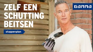 Schutting beitsen  Buitenklussen  GAMMA [upl. by Eelyac]