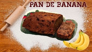 PAN DE BANANA VEGANO Y LIBRE DE GLUTEN COLABORACIÓN CON DON GUTHY RECETAS CHIDAS [upl. by Iram]