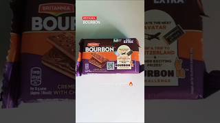 Bourbon biscuit shorts biscuit bourbonbiscuit britannia chocolate creme sugar crispy milk [upl. by Assylla]