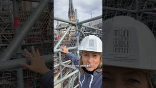 NotreDame cathedral restoration up close [upl. by Kletter]