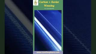 High performance fabric Kevlar and Carbon fiber weaving process [upl. by Gnoc]