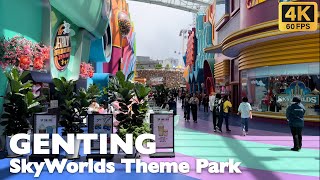 4K 60fps HDR GENTING SKYWORLDS THEME PARK  Full Tour 2024  Malaysia Walking Tour [upl. by Arsuy]