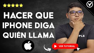 Cómo Hacer que tu iPhone TE DIGA QUIEN LLAMA  📞​ Identificador de Llamadas 📞 [upl. by Charil]