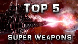 Top 5 Most Powerful Super Weapons in Warhammer 40k  LORE [upl. by Nevla]