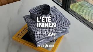 Lété indien 3 chemises pour 99€ [upl. by Sharp]