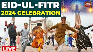 Eid Al Fitr 2024  Eid Al Fitr Prayer Across India amp Globe  Ramadan  India Today LIVE News [upl. by Barret]